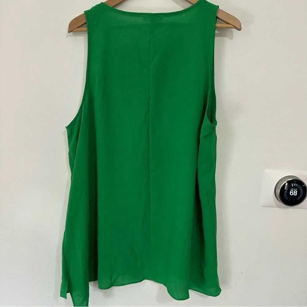 Chic Soul 3X Green‎ Tank Top Blouse Flowy - Picture 6 of 6